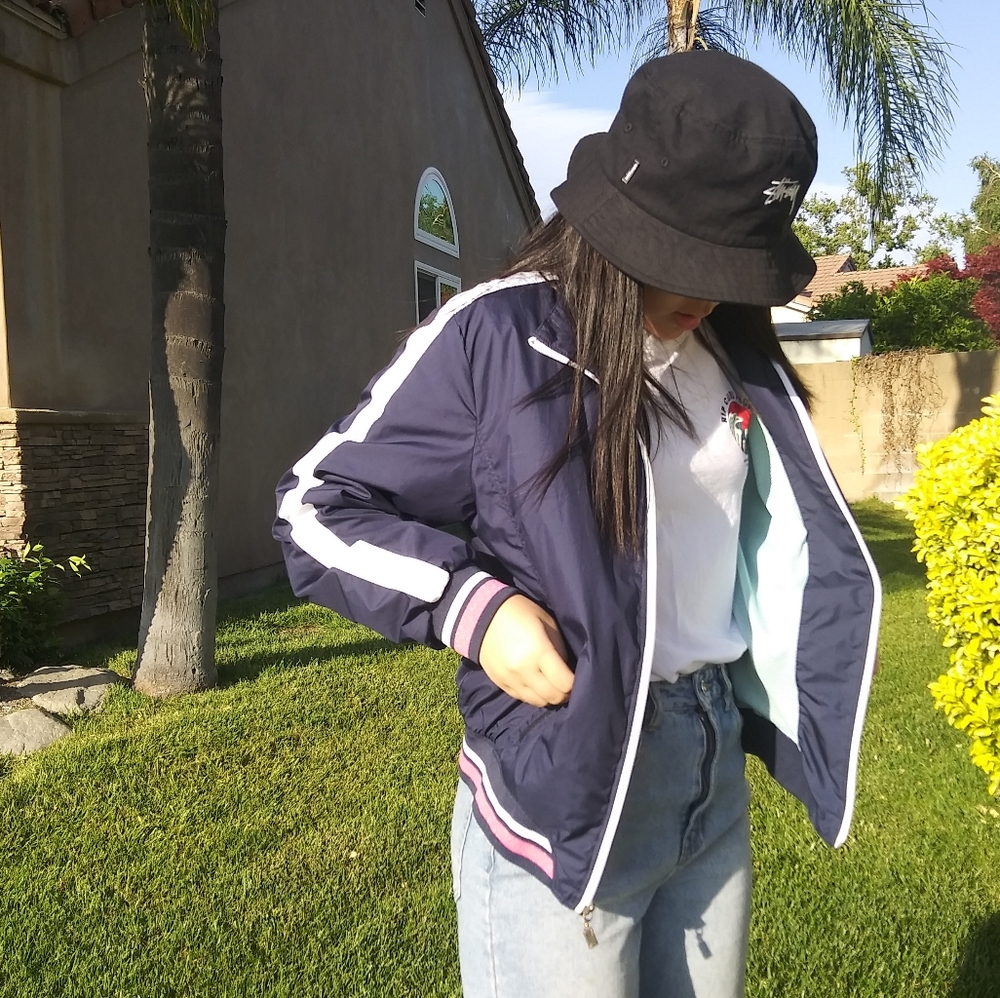 VINTAGE Reebok windbreaker/bomber jacket - Picture 5 of 8